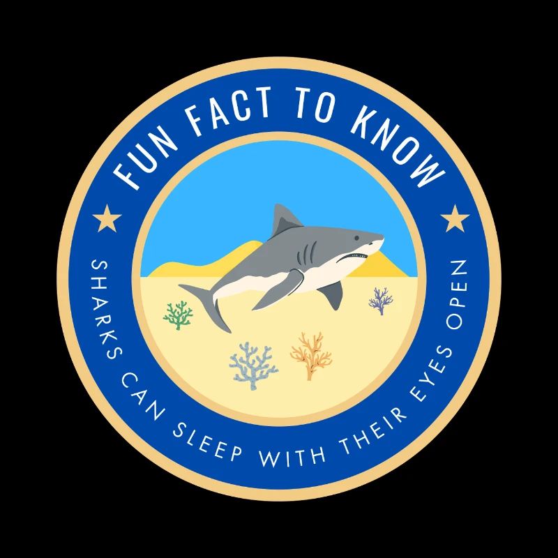 Sharks can sleep with their eyes open