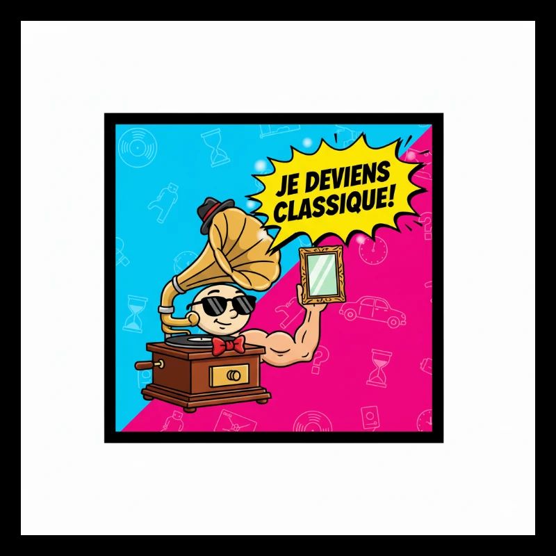 Ich werde zum klassischen Pop-Retro