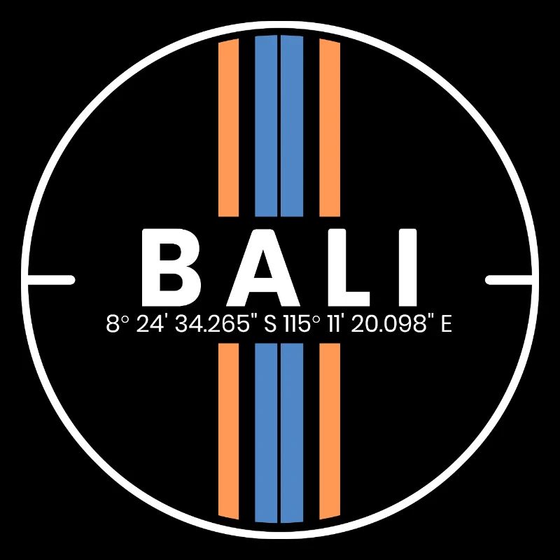 Coordonnées de l’île de Bali