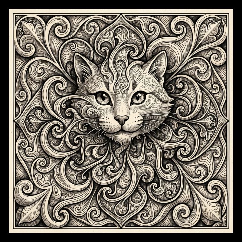 Katzen-Spiral-Seele