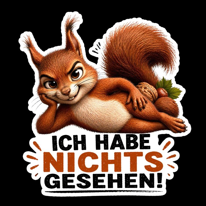 Ich habe nichts gesehen – Freches Eichhörnchen