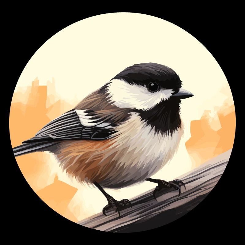 Chickadee bird