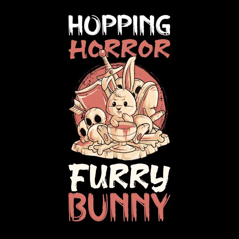 Horror Rabbit Murder Horror Movie Fan Goth Gothic