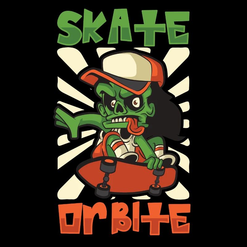 Horror Skateboarder Halloween Skateboard Gift