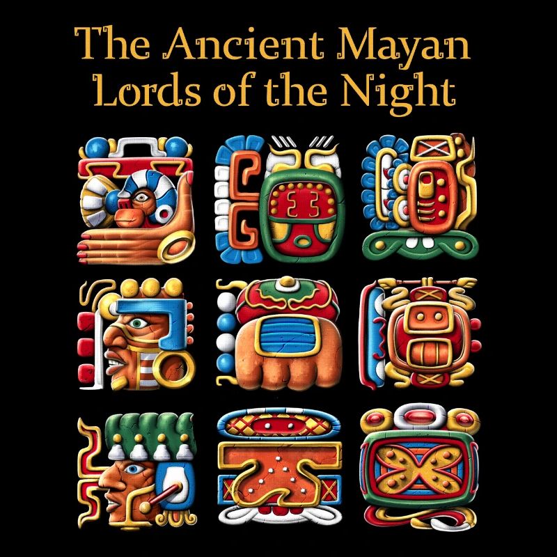 Alte Maya-Glyphen