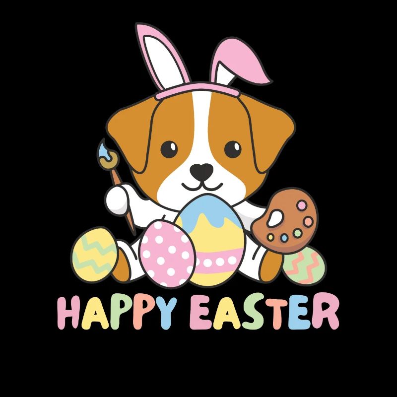happy easter süßes Jack Russell Ostern Hunde