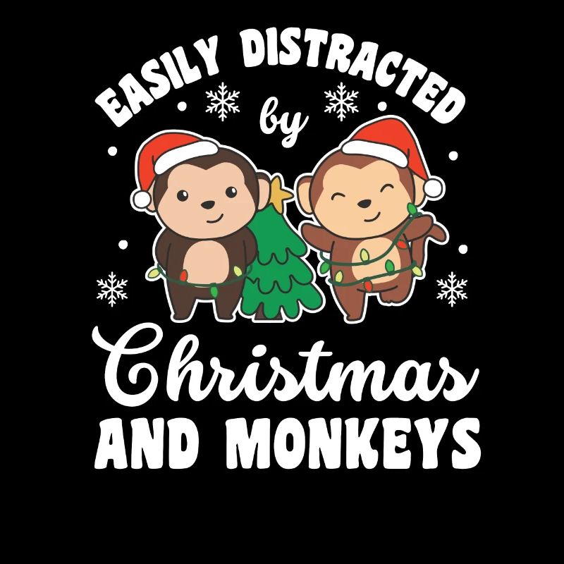 Easily distracted by Christmas and monkeys