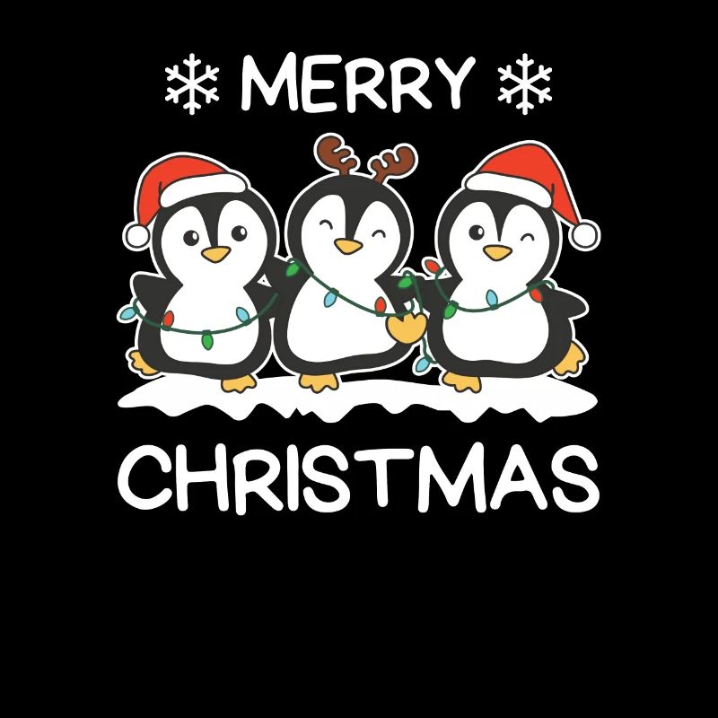 Joyeux Noël Pingouin Réveillon de Noël Pingouins