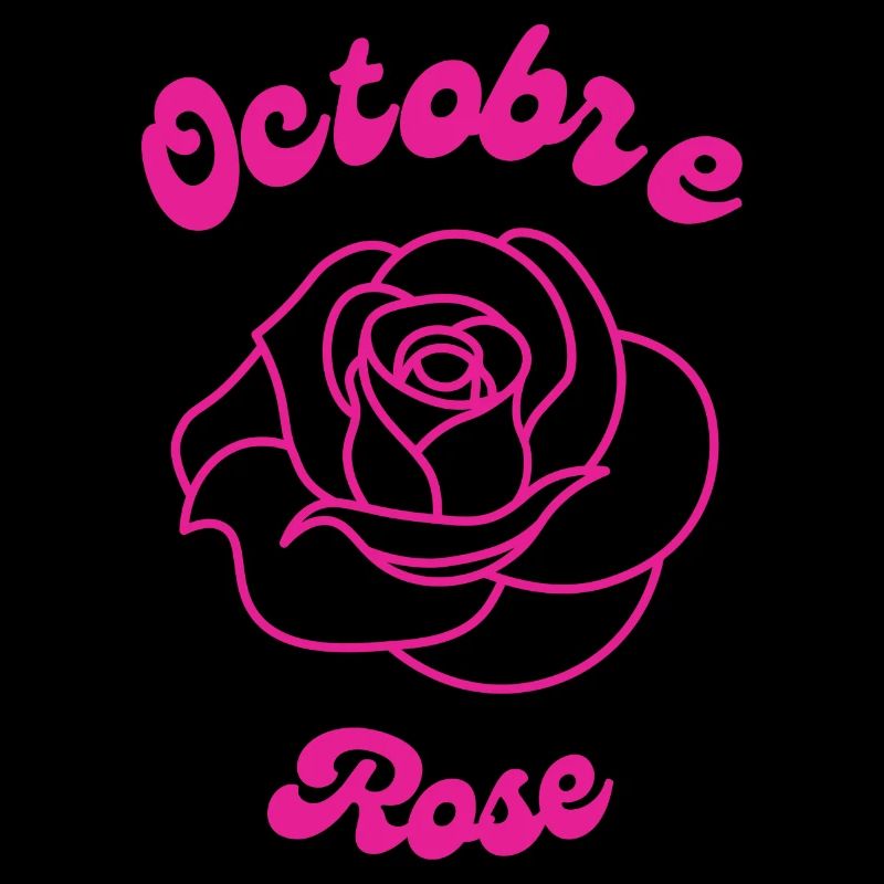 Rosa Oktober, sag es mit einer Blume