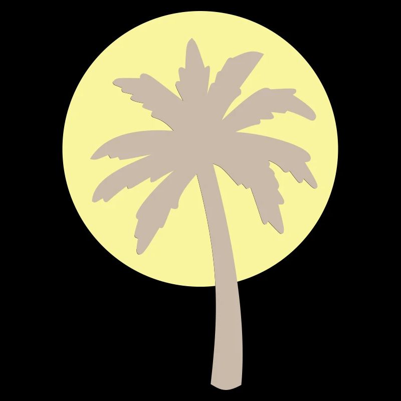 Palme mit Sonne