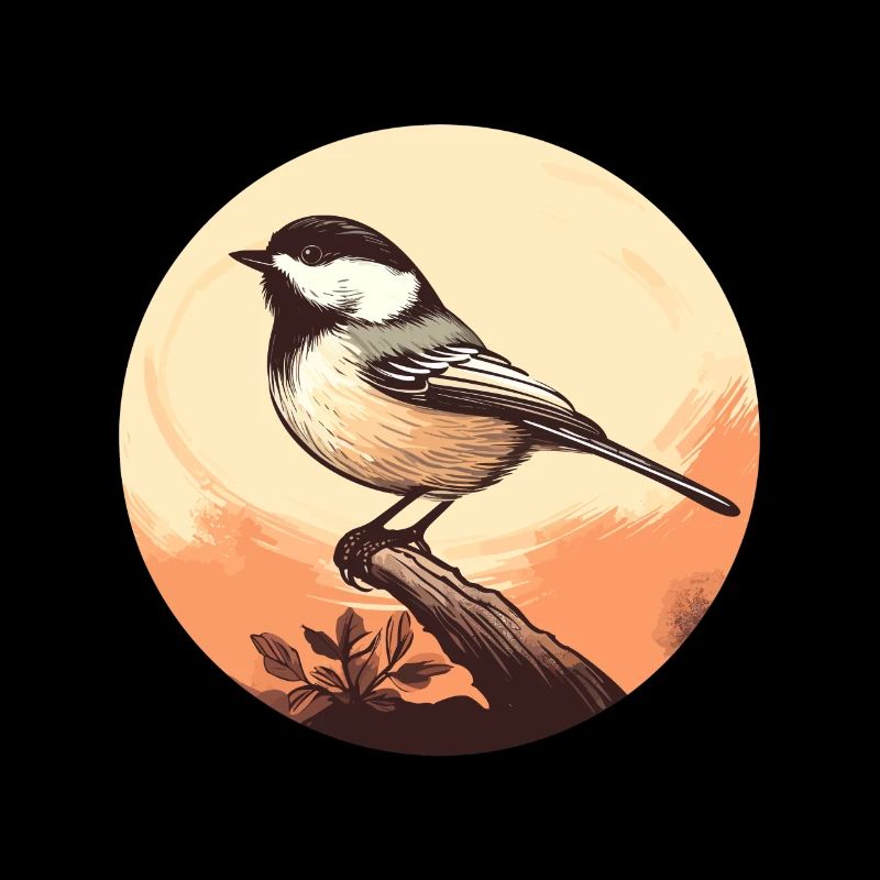 Chickadee bird