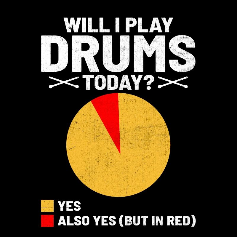Will I Play Drums Today Drumming Drum Drummer