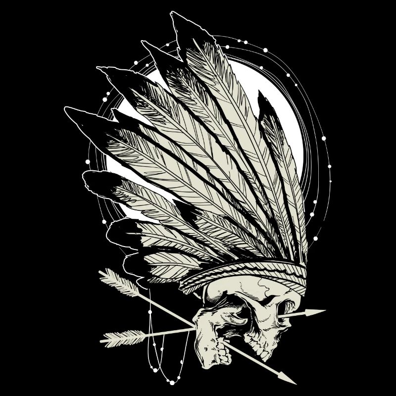 Indianer Totenkopf - Geschenkidee