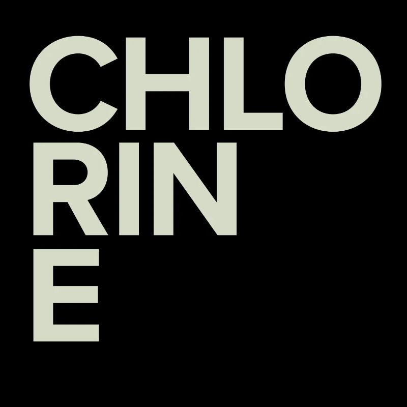 CHLORE Chlore Tableau périodique Sauveteur Chimie