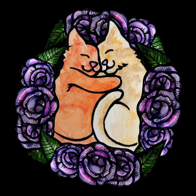 Kätzchen Katzen lieben