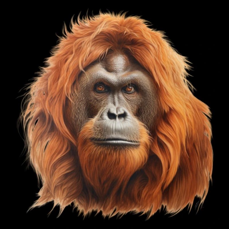 Der Borneo-Orang-Utan