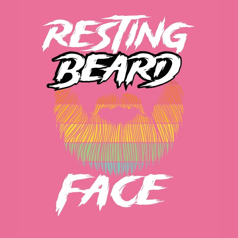 Resting beard face