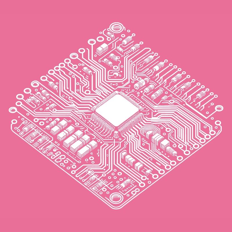 CPU anatomique et PCB - Cool Computer Scientists