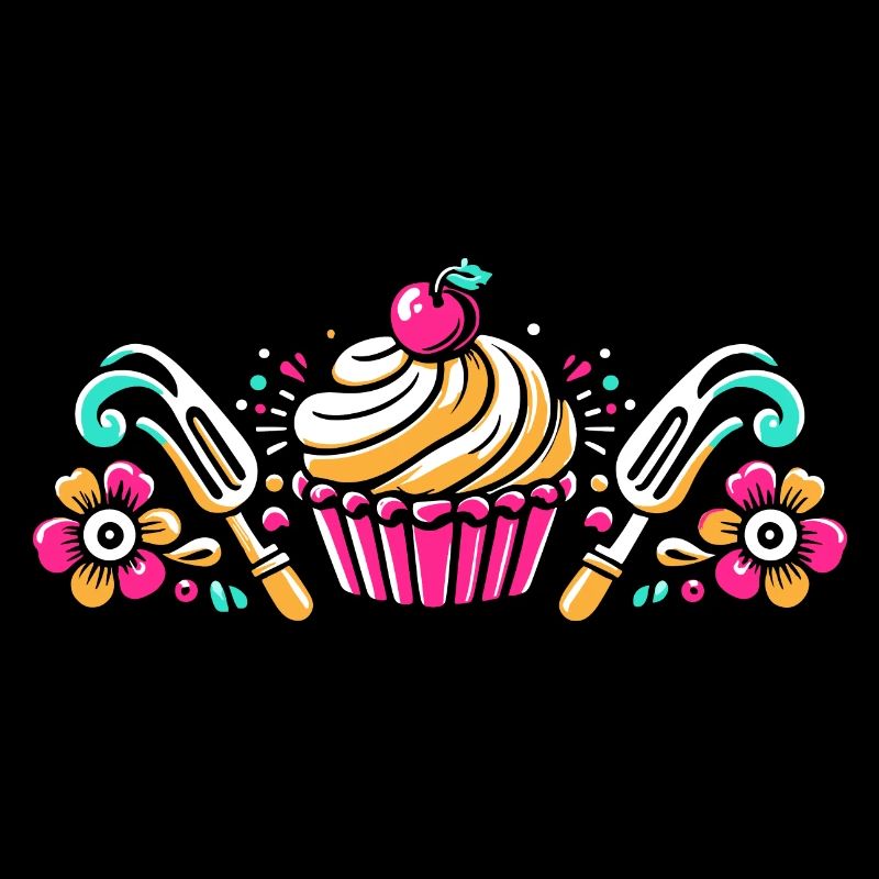 Cupcake Bäcker Backen Backen Cupcakes Konditorei Bäcker