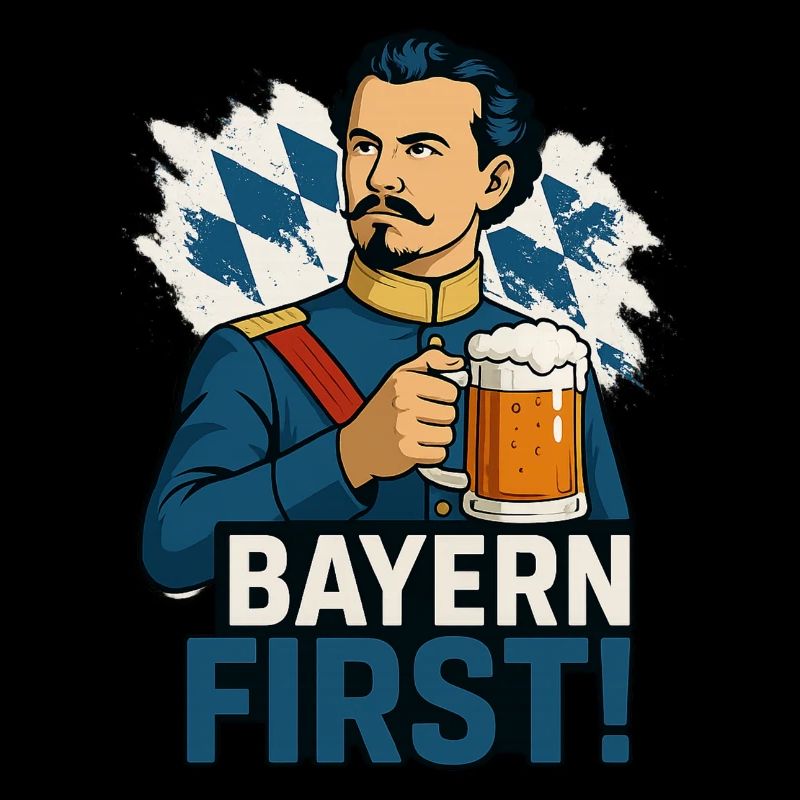 Bayern First – Bier & Heimat Stolz Design