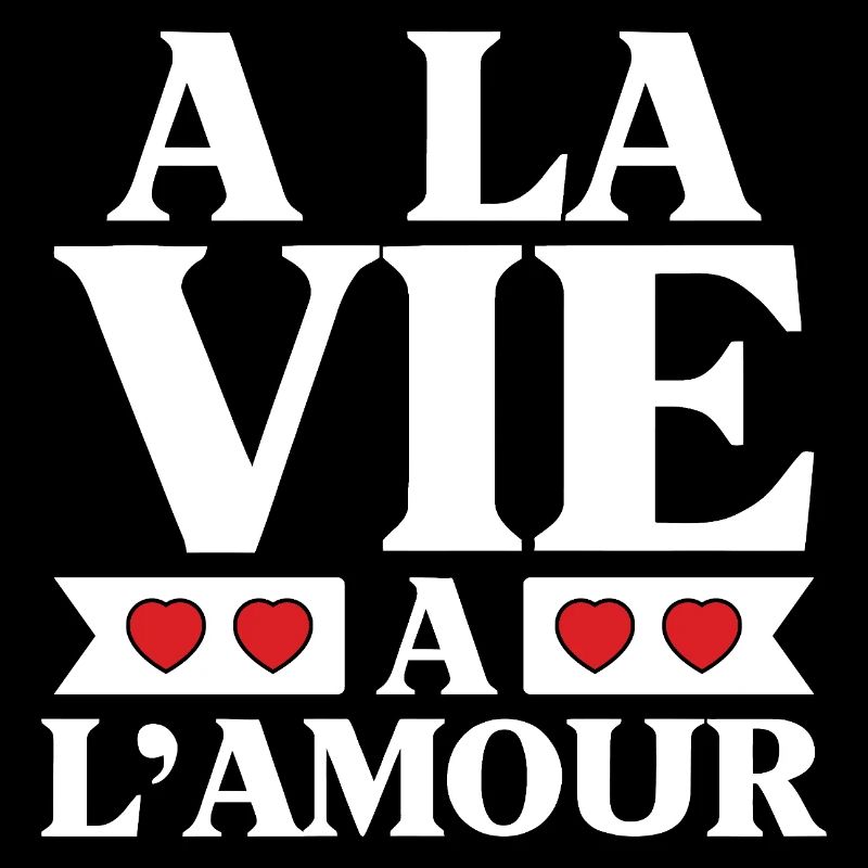 La Vie et L'Amour Coeurs Rouges