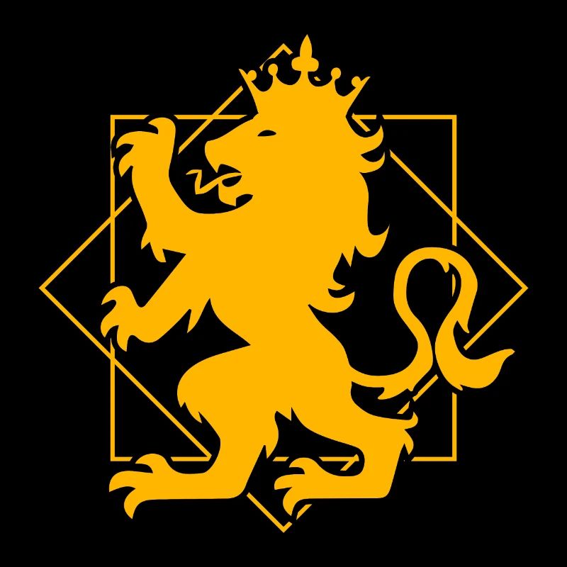 Ritter Löwenwappen Heraldik Geschenkidee