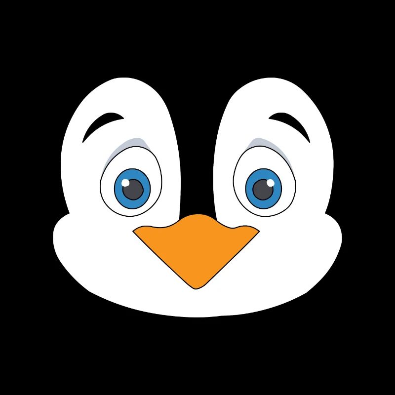 Cute Penguin Face