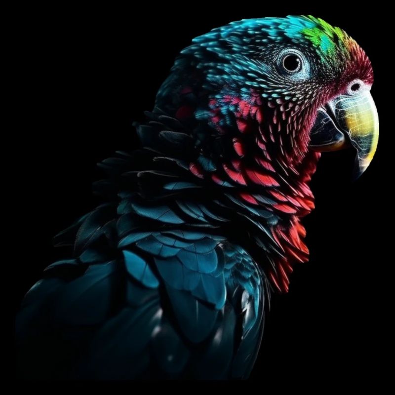 La perruche multicolore