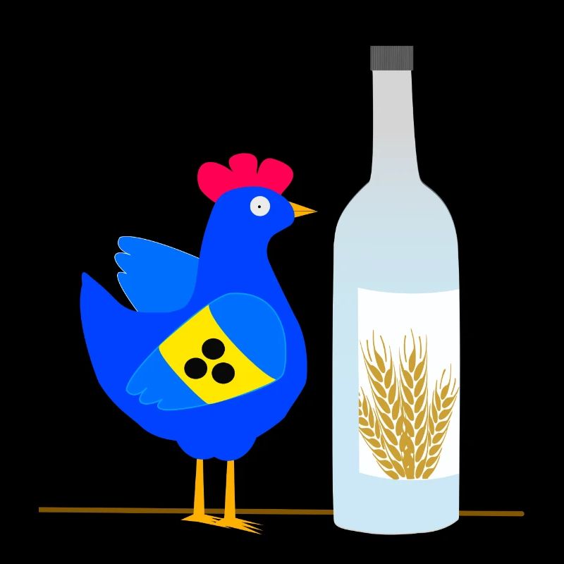 Auch ein blindes Huhn findet 1 Korn Blau