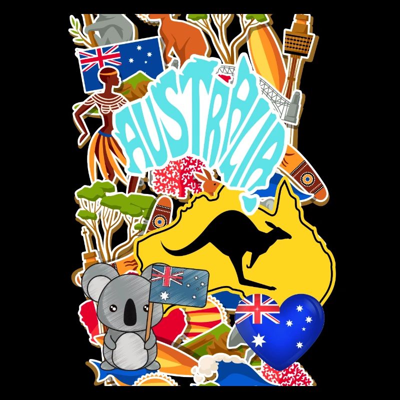 Australie, Kangourou.