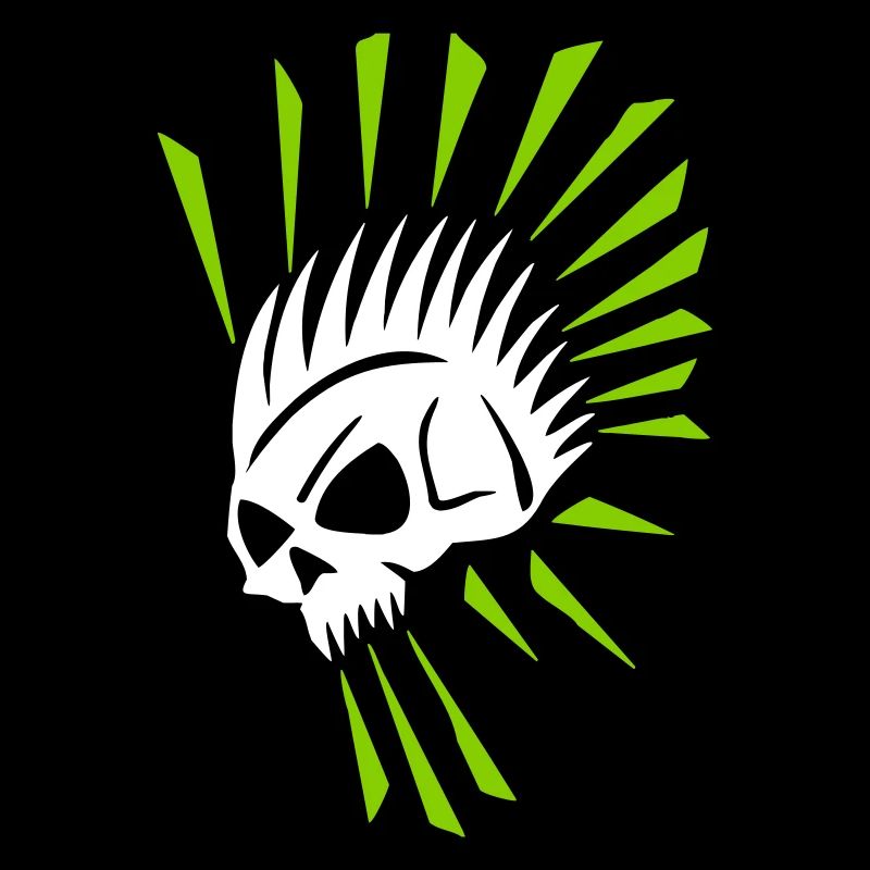 Totenkopf-Punkstyle