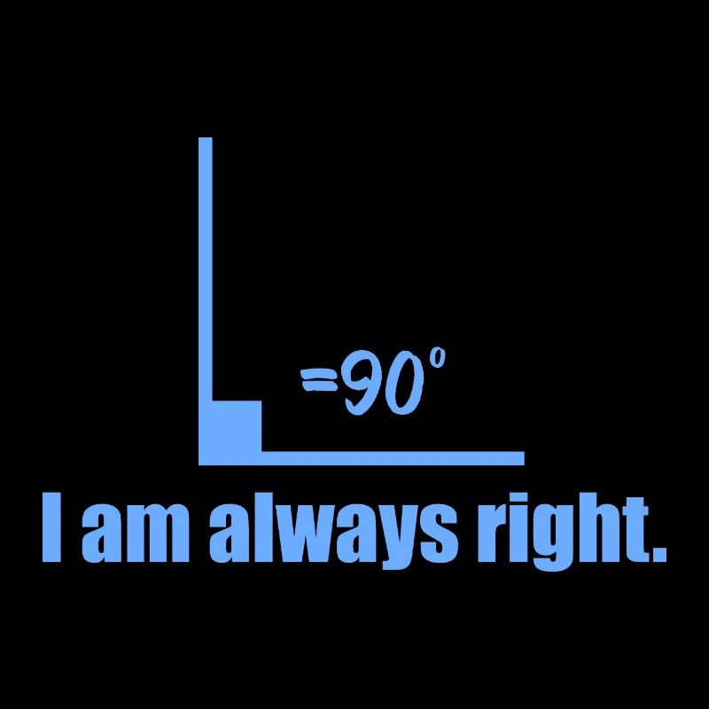 Geek I'm Always Right -Geschenkidee