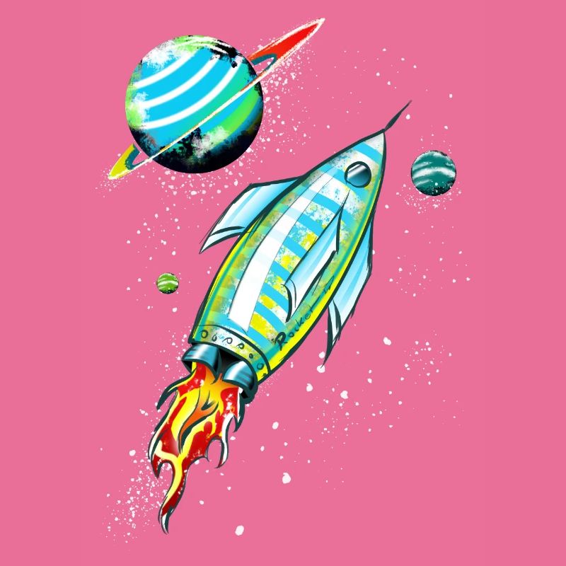 Fusée dans l'espace