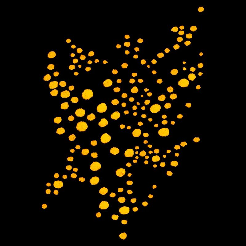 Dots Pattern - Watercolor GOLD