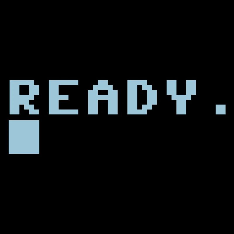 Ready * Kult Schriftzug * C64 * C 64 *