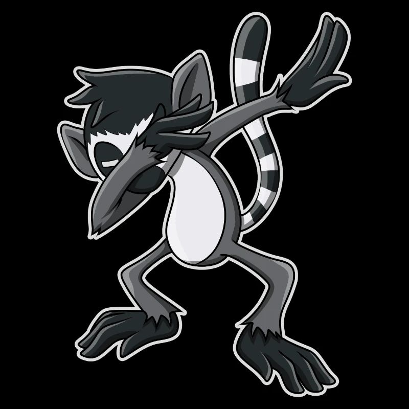Lemur Dabbing