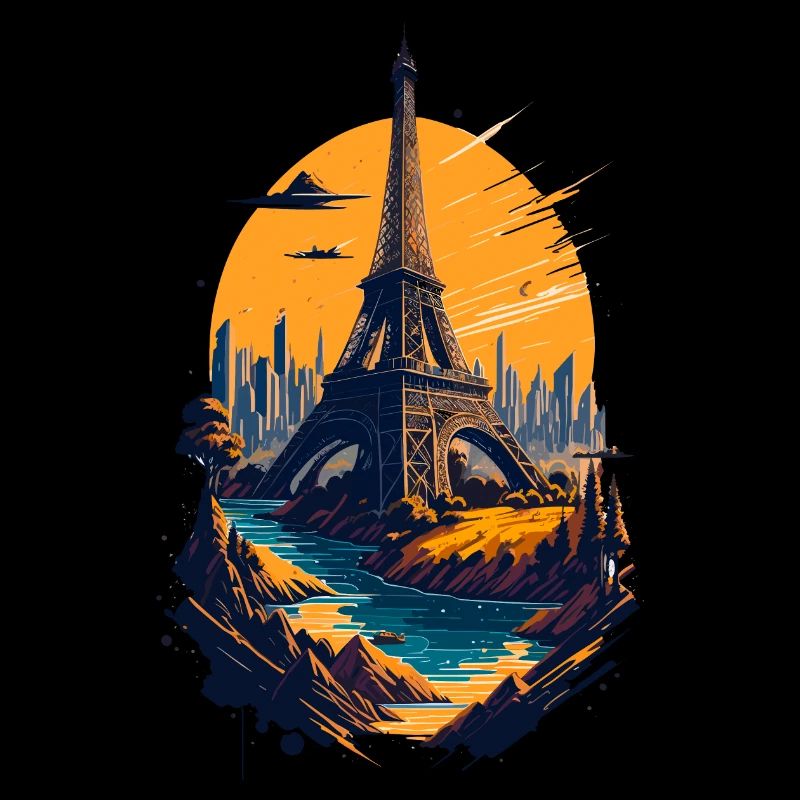 Tour abstraite de Paris