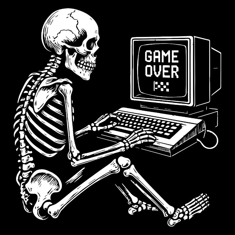 Skeleton Gamer sur console