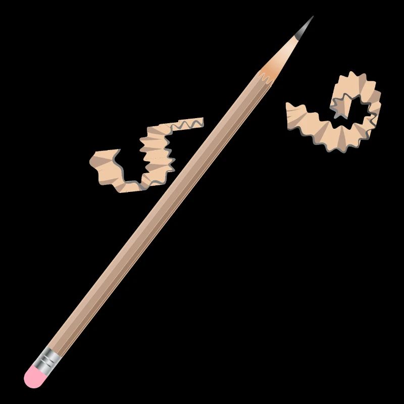Pencil with Eraser – Creative Drawing Motif