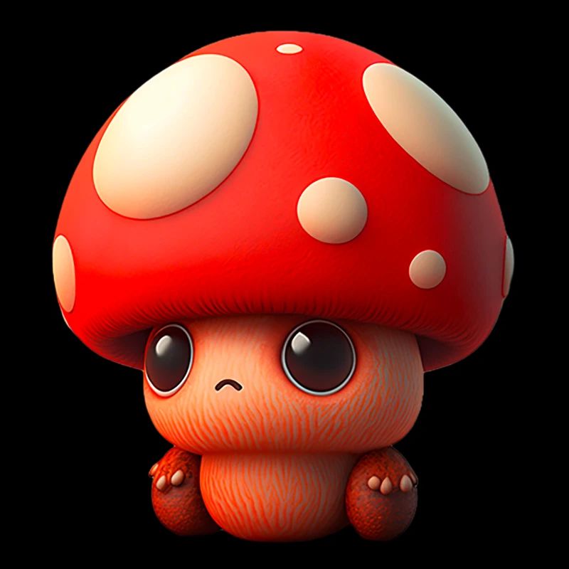 Cute Toadstool Monster Enfants