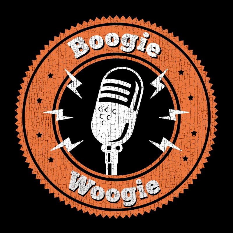Boogie Woogie Vintage Mikrofon Geschenk