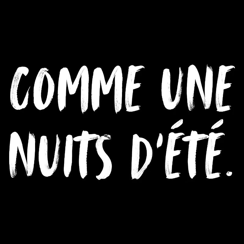 comme une nuit d'été. Like a summer night.