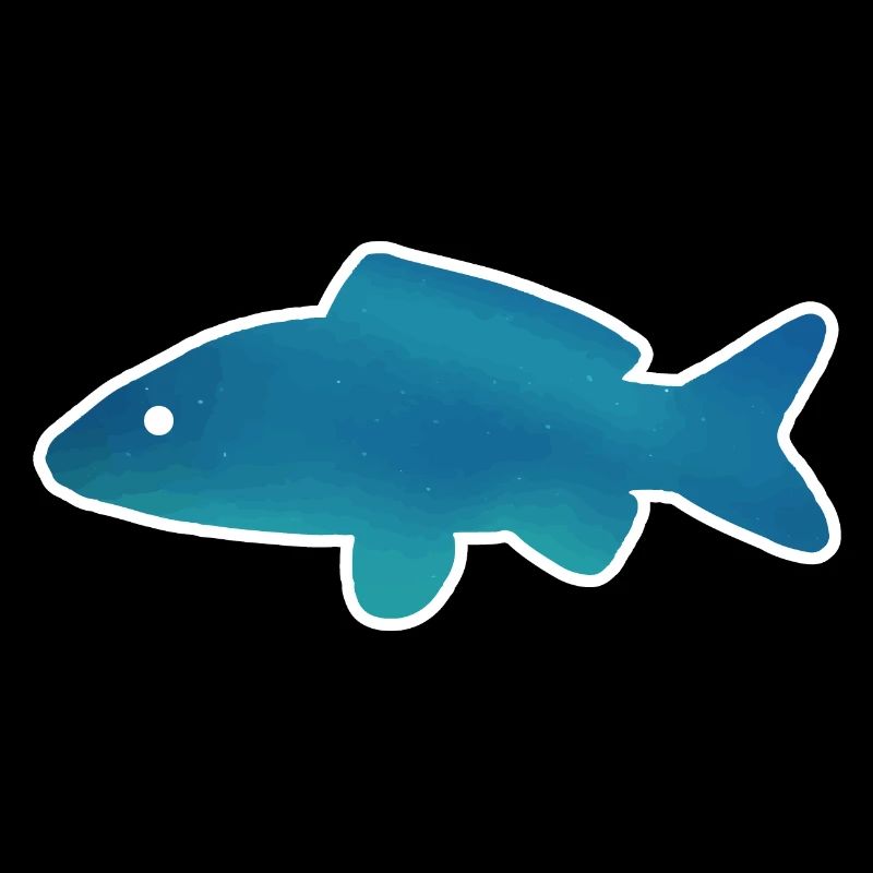 Fisch Angler Illustration