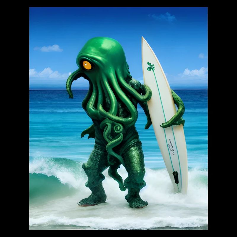 Surfing Octopus