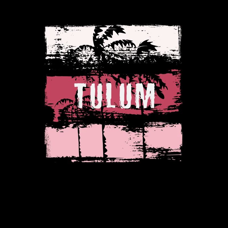 Tulum Mexico Vacation Souvenir Abstract Artistic