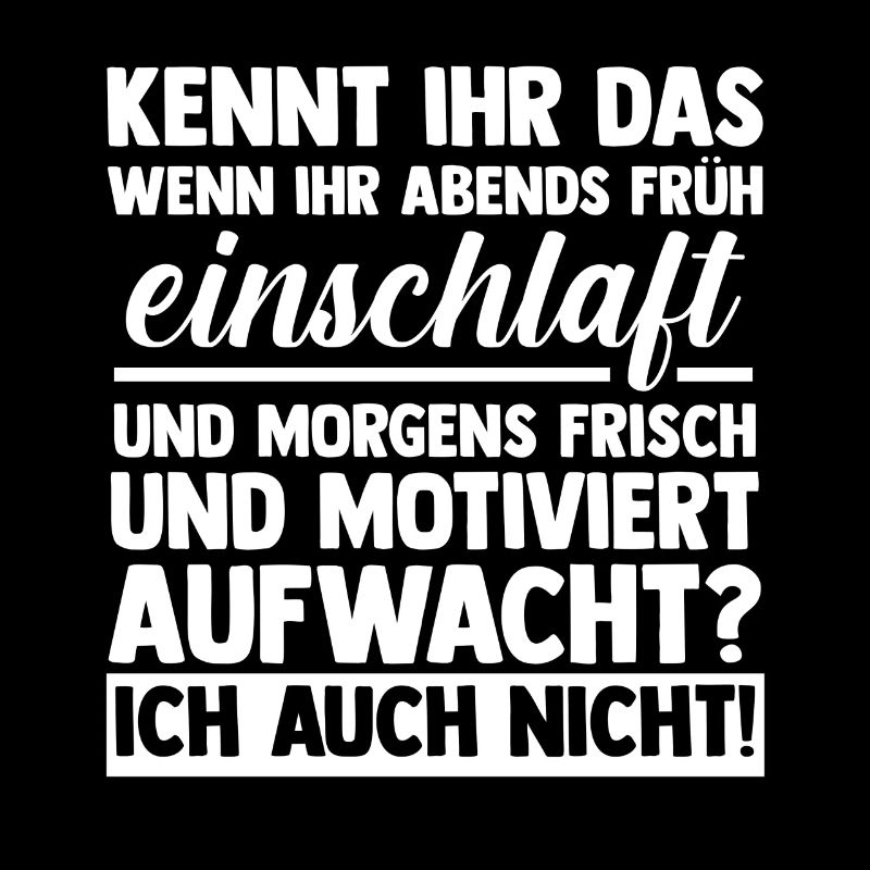 Faulenzer Langschläfer Motivation