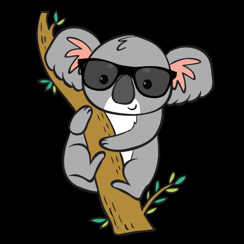 Koala avec des lunettes