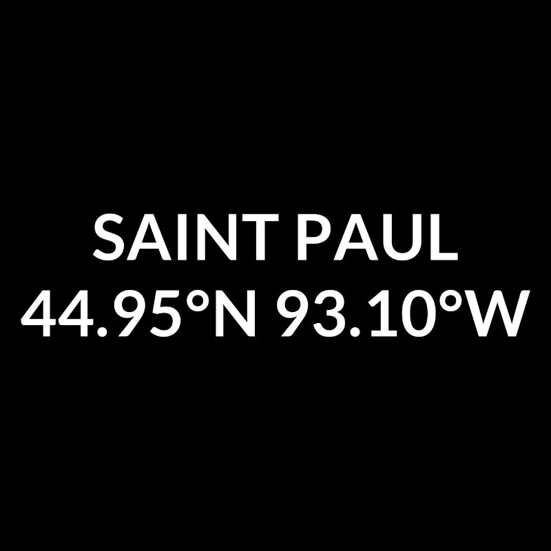 Saint Paul, Minnesota, USA Coordinates