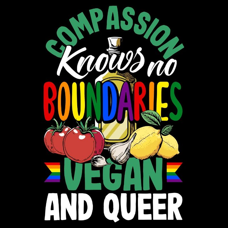La compassion ne connaît pas de frontières - végétalienne et queer