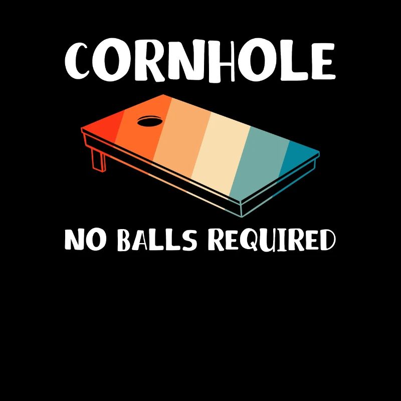 Cornhole No Balls Required Shirt Gift
